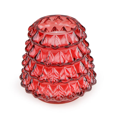 Candlelight Home candle Small Glass Christmas Tree Candle – Red Ho Ho Ho 6pk