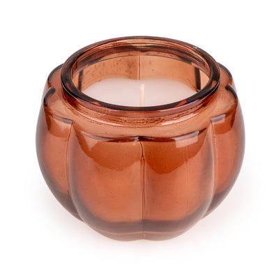 Candlelight Home candle Small Glass Pumpkin Candle - Brown 6pk