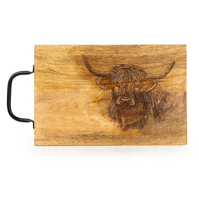 Candlelight Home Chopping Board Chopping Board - Highland Cow 4pk