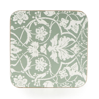 Candlelight Home Coasters Jeff Banks Set of 4 Coasters - Jacquard Sage Green 4pk