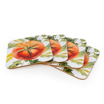 Candlelight Home Coasters Set of 4 Coasters - Tomatoes 4pk