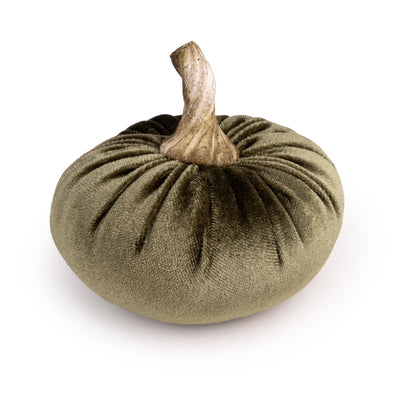 Candlelight Home Cushions & Throws Small Velour Pumpkin - Emerald Green 6pk