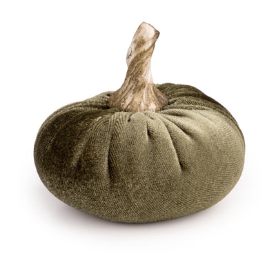 Candlelight Home Cushions & Throws Small Velour Pumpkin - Emerald Green 6pk