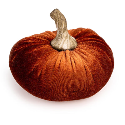 Candlelight Home Cushions & Throws Small Velour Pumpkin - Terracotta 6pk