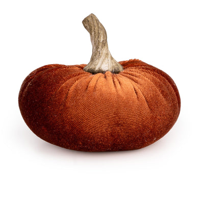 Candlelight Home Cushions & Throws Small Velour Pumpkin - Terracotta 6pk