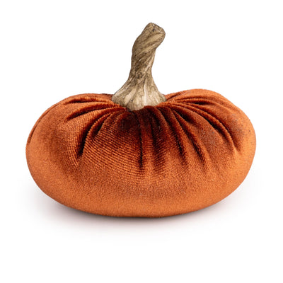 Candlelight Home Cushions & Throws Small Velour Pumpkin - Terracotta 6pk