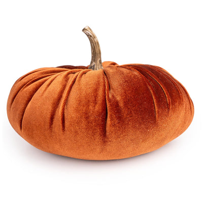 Candlelight Home Cushions & Throws Velour Pumpkin Cushion - Terracotta 6pk