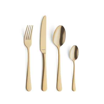 Candlelight Home Cutlery Set Austin Gold  24pc Cutlery Set 6pk