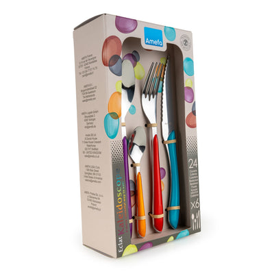 Candlelight Home Cutlery Set Eclat Kaleidoscope 24pc Cutlery set 4pk