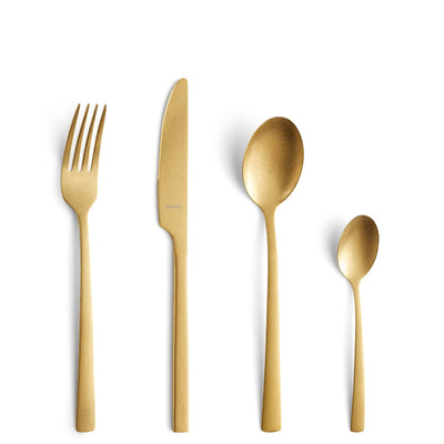 Candlelight Home Cutlery Set Manille 16-pcs Cutlery Set Gold PVD 6pk