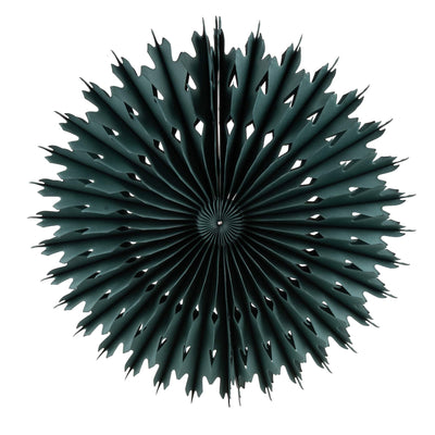 Candlelight Home Decorative Accessories 30cm Hanging Paper Star Decoration – Dark Green Hummingbird 6pk