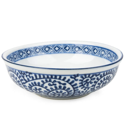 Candlelight Home Dipping Bowls Tapas Bowl - Spirals in Sumatra Blue 6pk