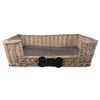 Candlelight Home dog bed basket Large Dog Basket - Grey 4PK
