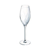 Candlelight Home flute glass Set of 4 Swirly 24cl Flute Glasses - 2pk