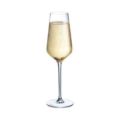 Candlelight Home flute glass Set of 6 23cl Champagne Flutes - Distinction 4pk