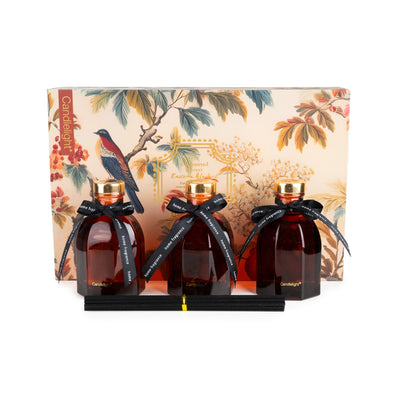 Candlelight Home fragrance gift set Set of 3 Reed Diffuser Gift Set - Eastern Bluebird 6pk