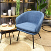 Candlelight Home FSC DIXIER LEISURE CHAIR - NAVY BLUE