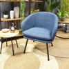 Candlelight Home FSC DIXIER LEISURE CHAIR - NAVY BLUE
