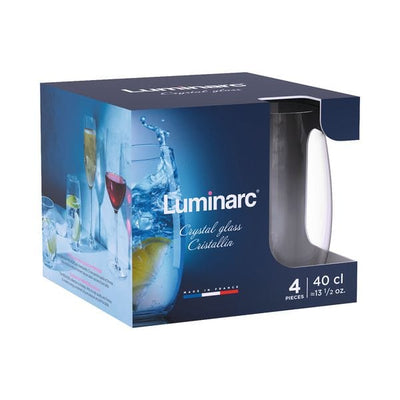 Candlelight Home hiball glass Set of 4 Menades 40cl Hiball Glasses - 6pk