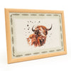 Candlelight Home Highland Cow Lap Tray 8PK