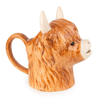 Candlelight Home Jugs 3D Milk Jug Highland Cow 2PK