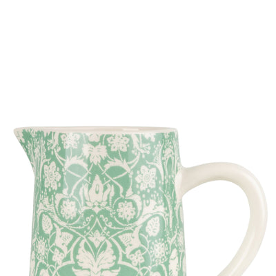 Candlelight Home Jugs Jeff Banks Large Jug - Jacquard Sage Green 1pk