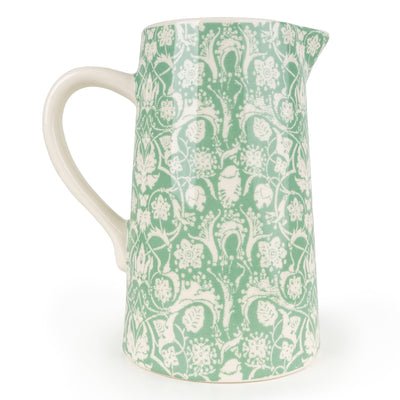 Candlelight Home Jugs Jeff Banks Large Jug - Jacquard Sage Green 1pk