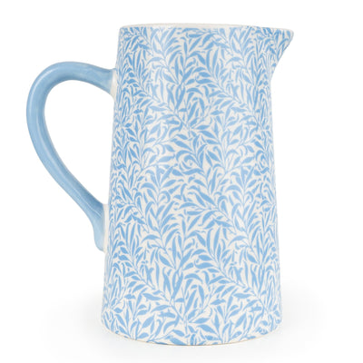 Candlelight Home Jugs Jeff Banks Large Jug - Leafy Trellis Blue Sage Green 1pk