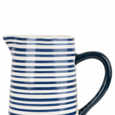 Candlelight Home Jugs Jeff Banks Large Jug - Stripes Blue 1pk