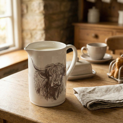 Candlelight Home Jugs Jug - Highland Cow 2pk