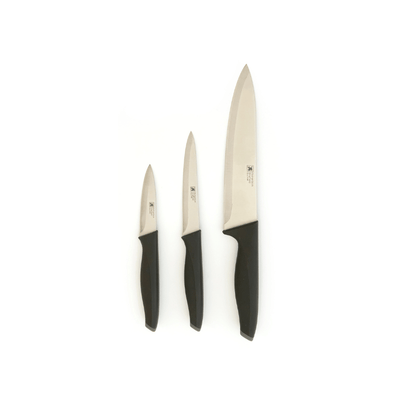 Candlelight Home Kitchen Knife Set Advantage 3-pcs Starter Knife Set 6pk