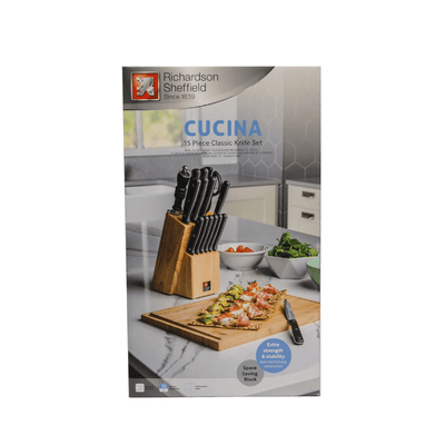Candlelight Home Knife Block Cucina 15pc Knife Block 4pk