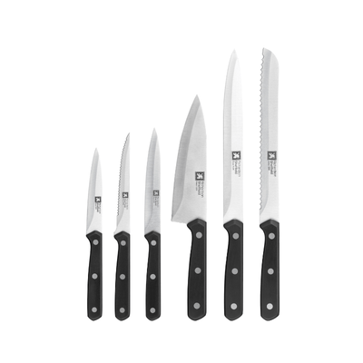 Candlelight Home Knife Block Cucina 6pc Knife Block 4pk