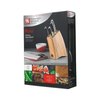 Candlelight Home Knife Block Kyu 5pc Knife Block 4pk