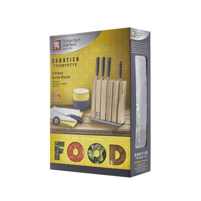 Candlelight Home Knife Block Sabatier Trompette 5pc Knife Block 4pk