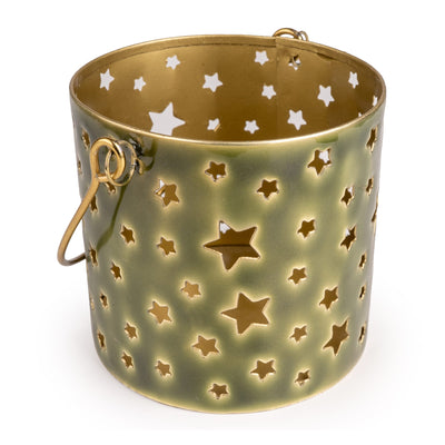 Candlelight Home Lanterns Star Cut Out Lantern – Green Hummingbird 6pk