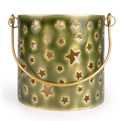 Candlelight Home Lanterns Star Cut Out Lantern – Green Hummingbird 6pk