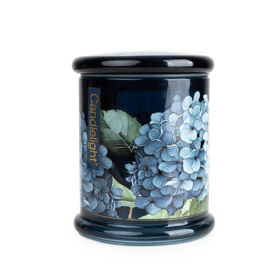 Candlelight Home LARGE GLASS LIDDED JAR HYDRANGEA & JASMINE