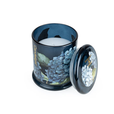 Candlelight Home LARGE GLASS LIDDED JAR HYDRANGEA & JASMINE