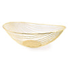 Candlelight Home LARGE WIRE BOWL - GOLD