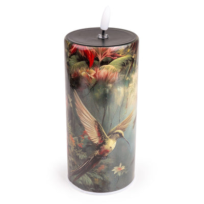 Candlelight Home LED Candle Large Glass LED Candle- Hummingbird 1pk