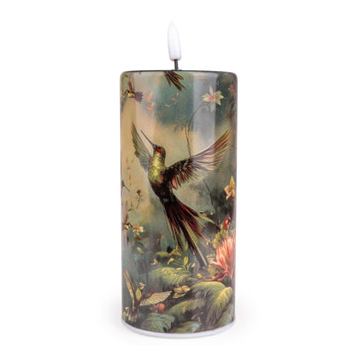 Candlelight Home LED Candle Large Glass LED Candle- Hummingbird 1pk