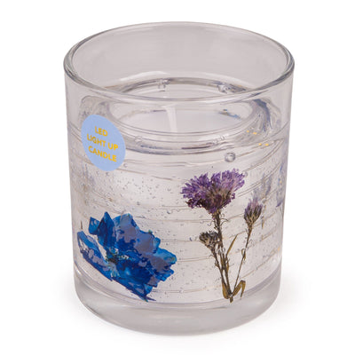 Candlelight Home LED Candle LED Candle - Blue Flower 6pk
