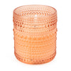 Candlelight Home LED Candle LED Candle Embossed Glass - Terracotta 6PK