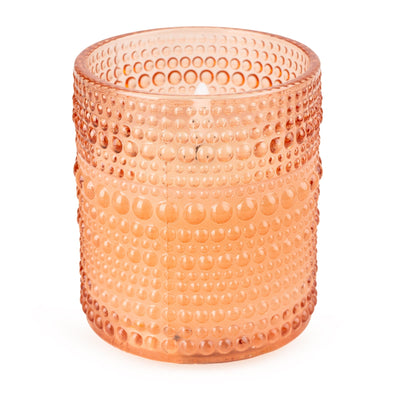 Candlelight Home LED Candle LED Candle Embossed Glass - Terracotta 6PK