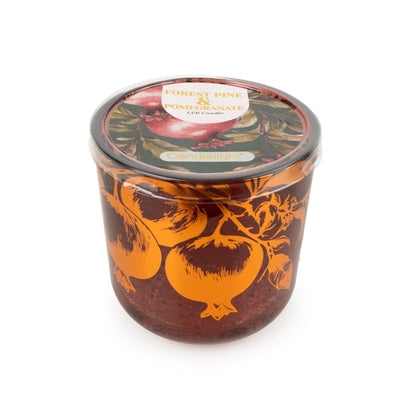 Candlelight Home LED Candle LED Candle - Forest Pine & Pomegranate 6pk
