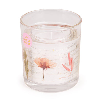 Candlelight Home LED Candle LED Candle - Pink Flower 6pk