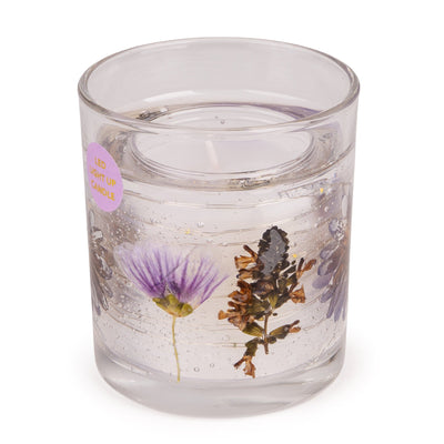 Candlelight Home LED Candle LED Candle - Purple Flower 6pk