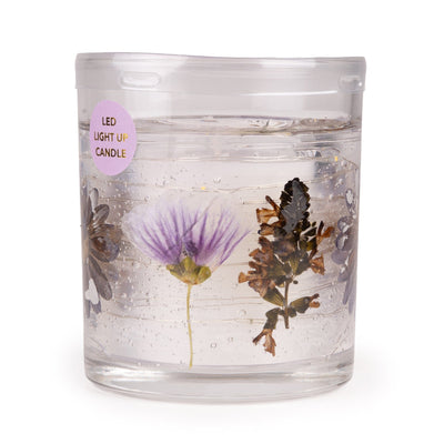Candlelight Home LED Candle LED Candle - Purple Flower 6pk