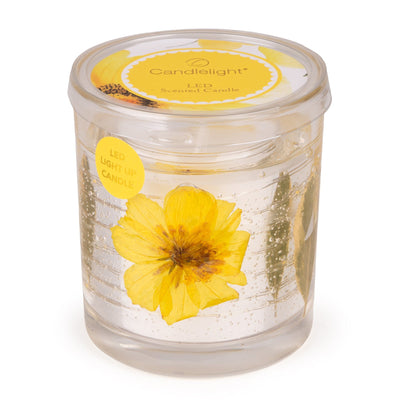 Candlelight Home LED Candle LED Candle - Yellow Flower 6pk